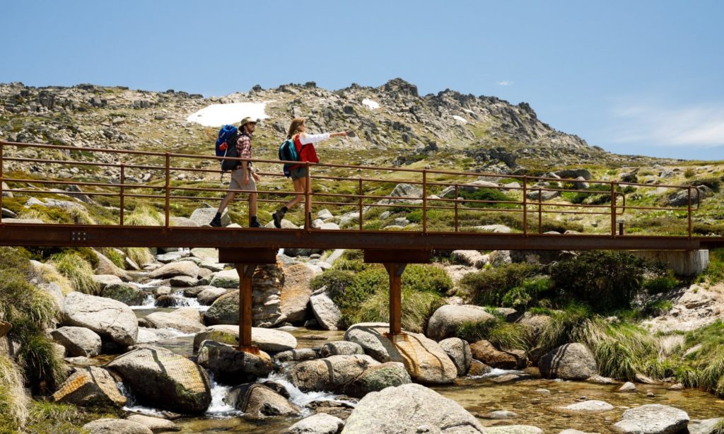 walking in summer in Thredbo