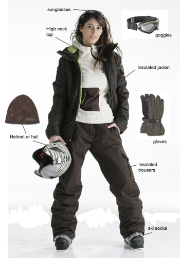 what to wear in the snow
