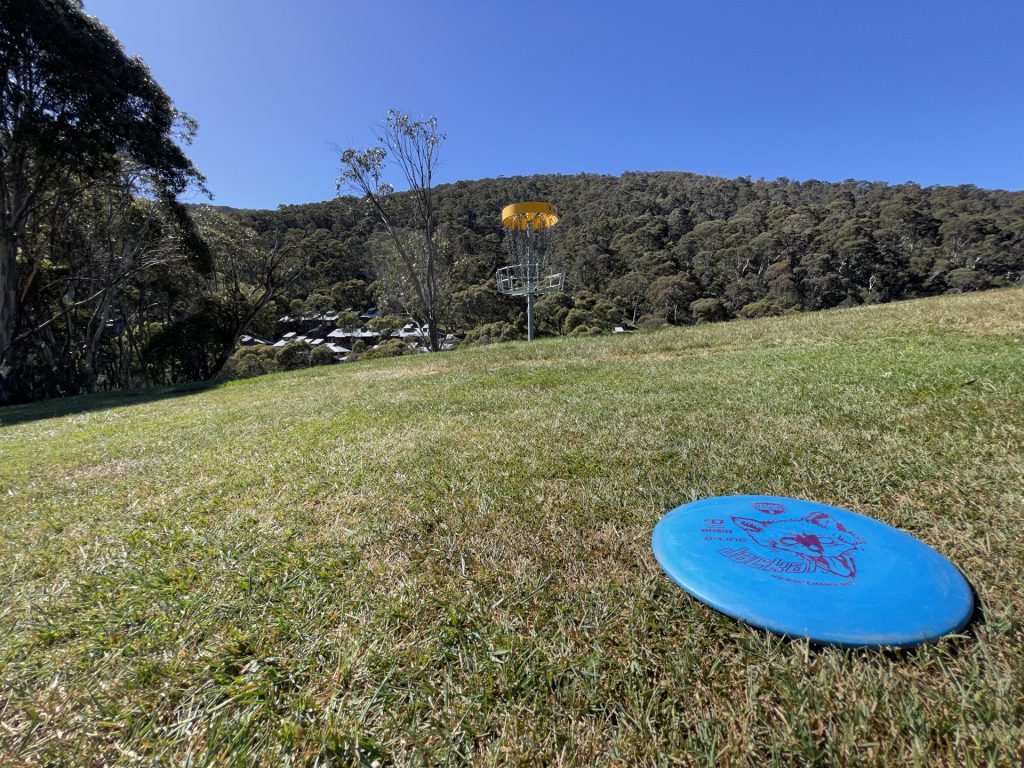 Explore the Snowies&#8230;Playing Disc Golf, Boali Lodge